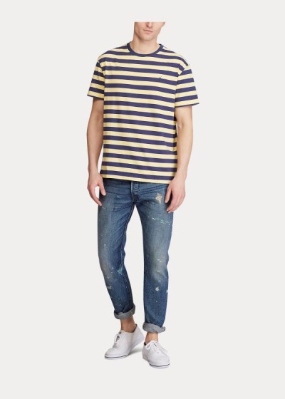 T Shirt Polo Ralph Lauren Classic Striped Jersey Homem 67594-VRKB